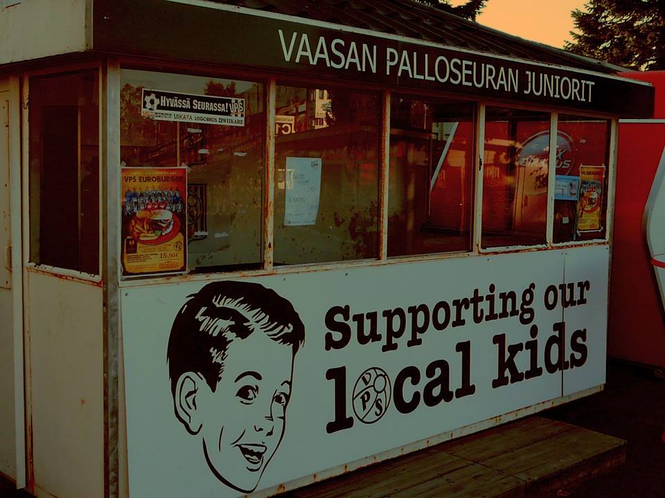 VPS:n kenttämyynnin tuotot menevät juniorityöhön hyväksi.